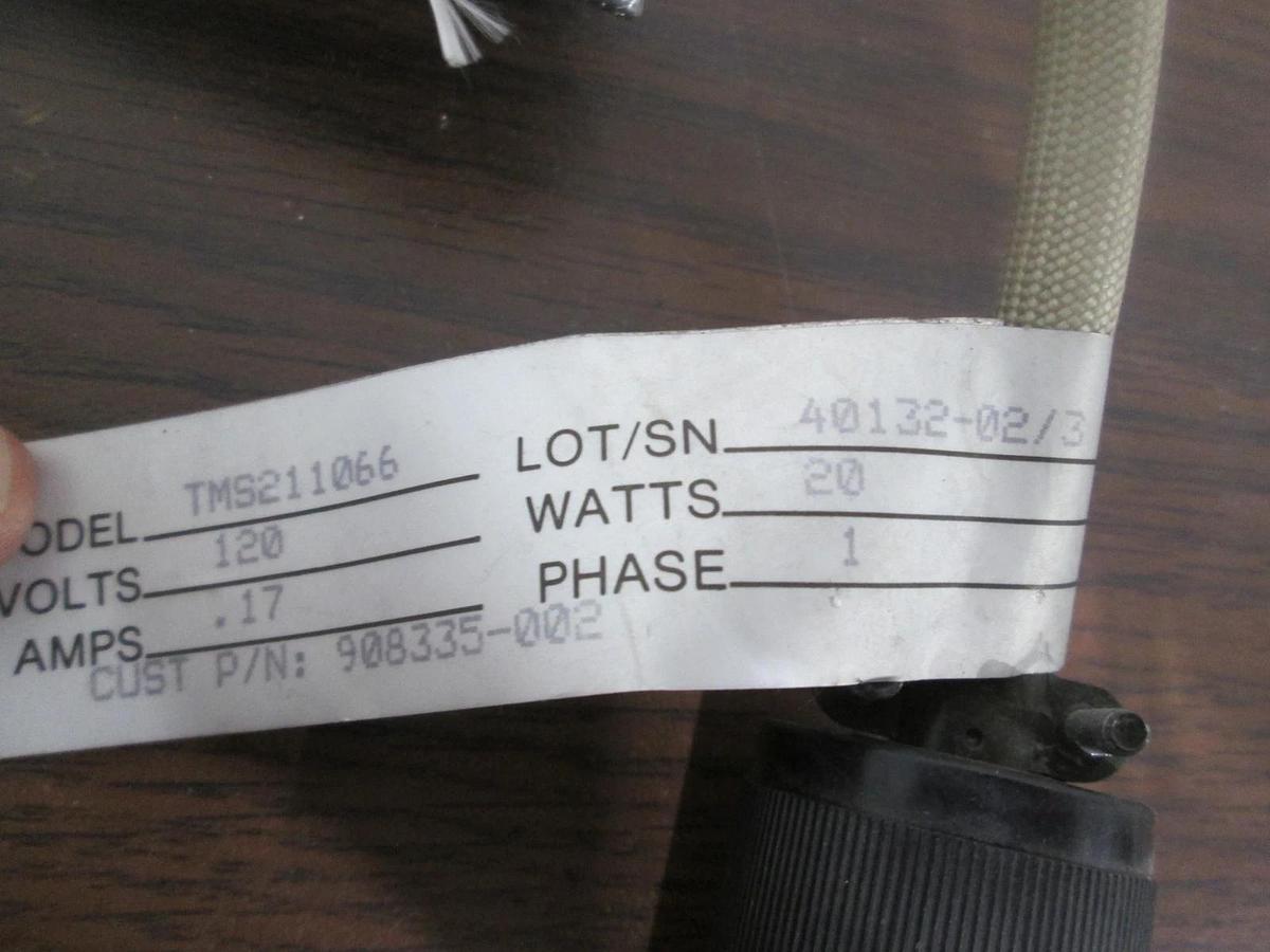 Used BriskHeat, TMS211066, Insulator Jacket, 120V, .17A, 20W, Single Phase, Used