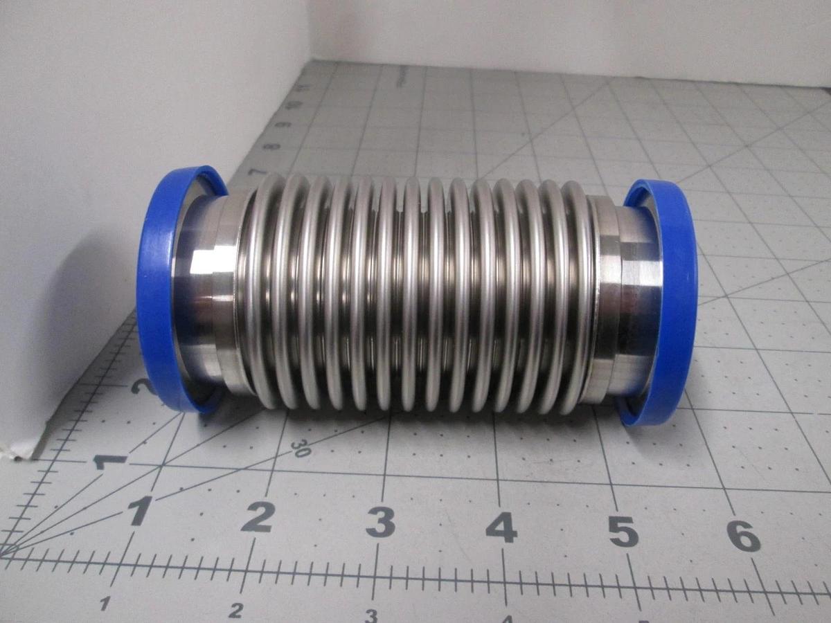 Pfeiffer Vacuum, PF 130 240-X, Flex Hose, Approx 4.45" 113mm, KF40, New