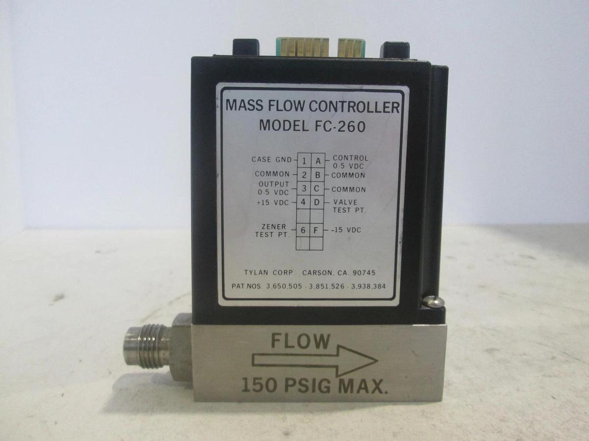 Used Tylan, FC-260, Mass Flow Controller, 200 SCCM, N2, Used
