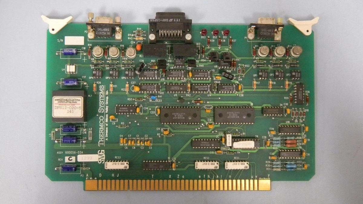 Used SVG 600056-003A Rev C, PCB Assembly, Working When Removed