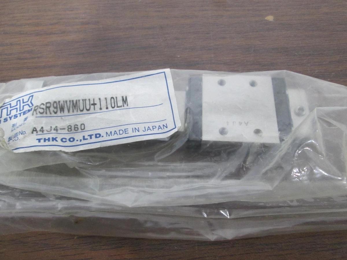 Used THK, RSR9WVMUU+110LM, Linear Guide Rail w/ Block, New