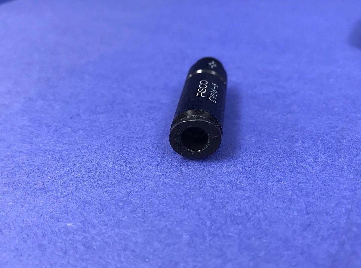 PISCO CVU6-6 Check Valve Straight Union, New Lot of 4