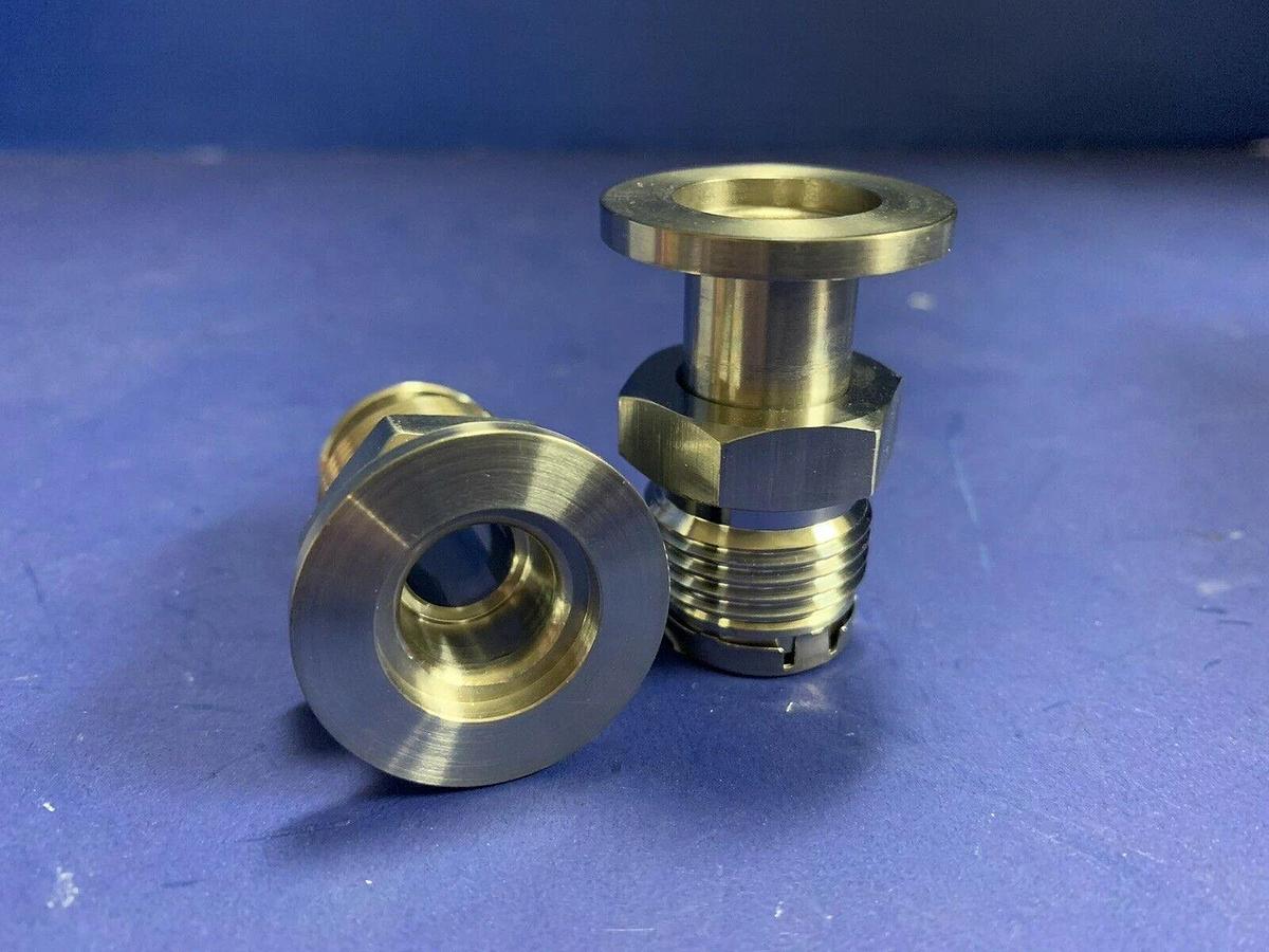 Used Nor-Cal NW-16-1/2-MCR Adapter, NW16 x 1/2" MVCR, Lot of 2