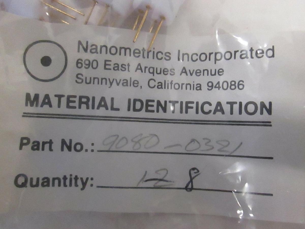 Used Nanometric 4 Pin Socket, 9080-0321, Used, Lot of 8