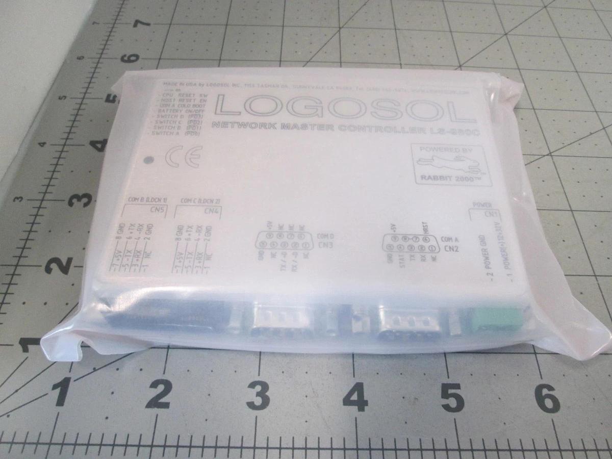 Logosol, LS-980C, Network Master Controller, RS-232, RS-485, Rabbit 2000, New