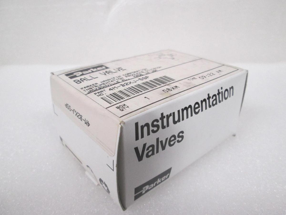Parker, Ball Valve, 4M-B2XJ-SSP, 3-Way B- Series Valve, New
