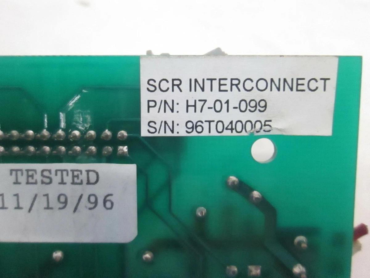 Used Tempress SCR Interconnect PCB Board, 522119, Working When Removed, Used