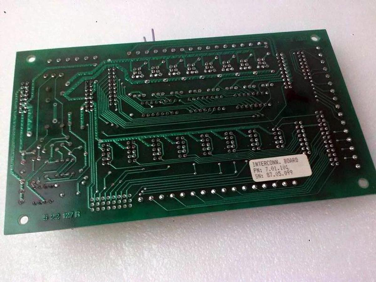 Used Tempress 522127 Gas Interconnect Board Part No 7.01.104, DPC diffusion furnace