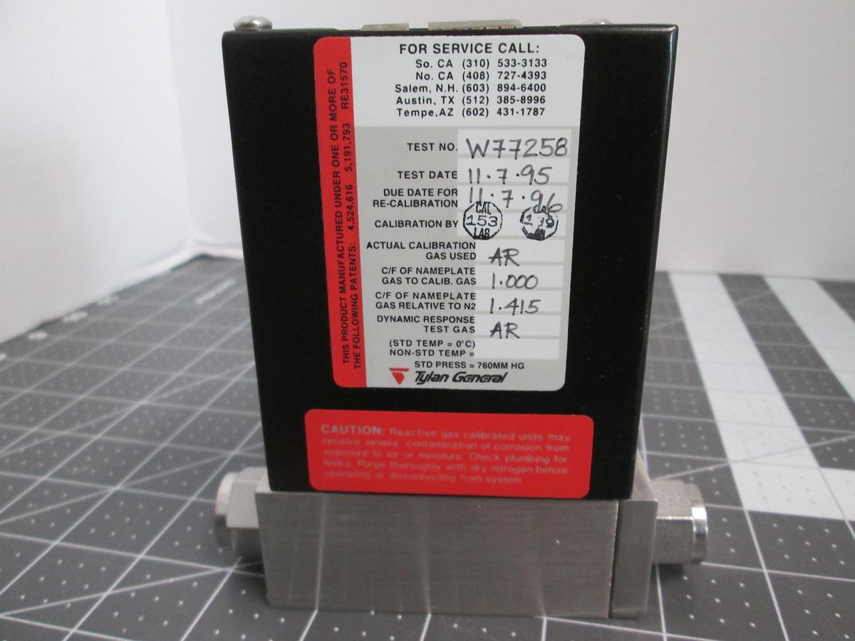 Used Tylan, 2936MEP, EC-2936MCEP, MFC 5 SLPM Aron Ultra Clean Metal sealed