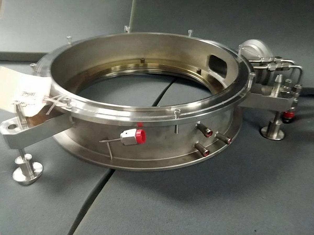 Used Kokusai 200mm Process Chamber Manifold Flange Plenum, Used