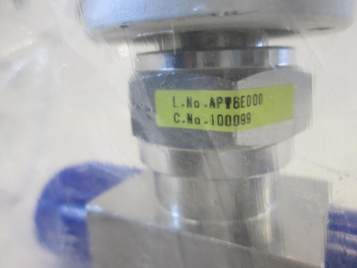 Used Fujikin, O.P. .34 -.69 MPa Pneumatic Valve, N.C, 316L, 1/2 MVCR, Used