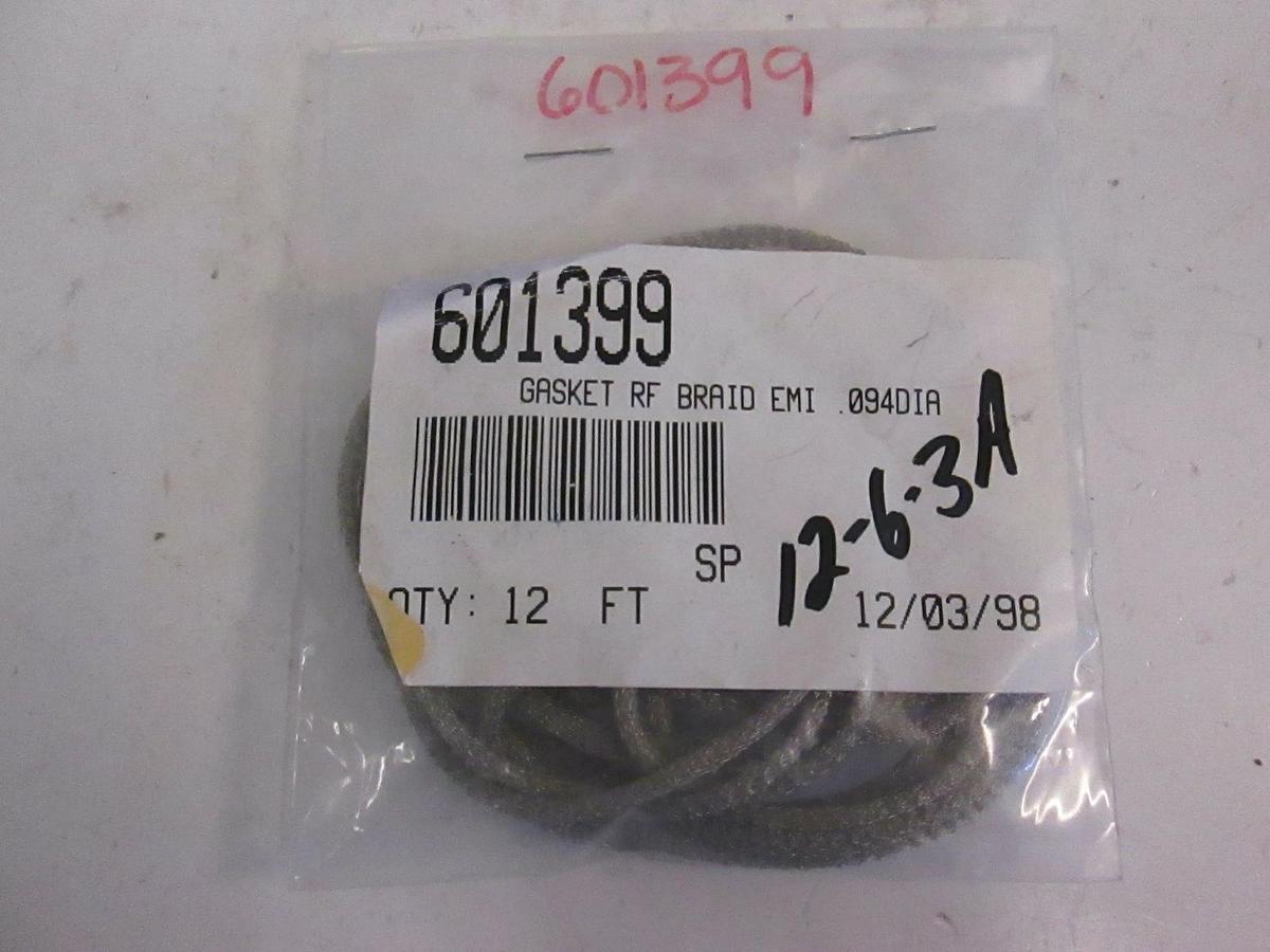 Used AMAT Gasket RF Braid, 601399, .094DIA, 12 Foot, NIP