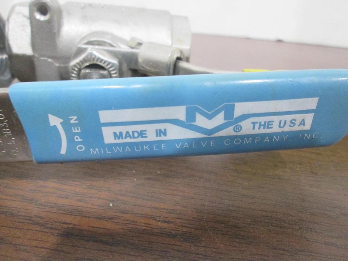 Used Apollo/Milwaukee, CF8M, 3/4", 2000 WOG, Ball Valve, Used, Lot of 2