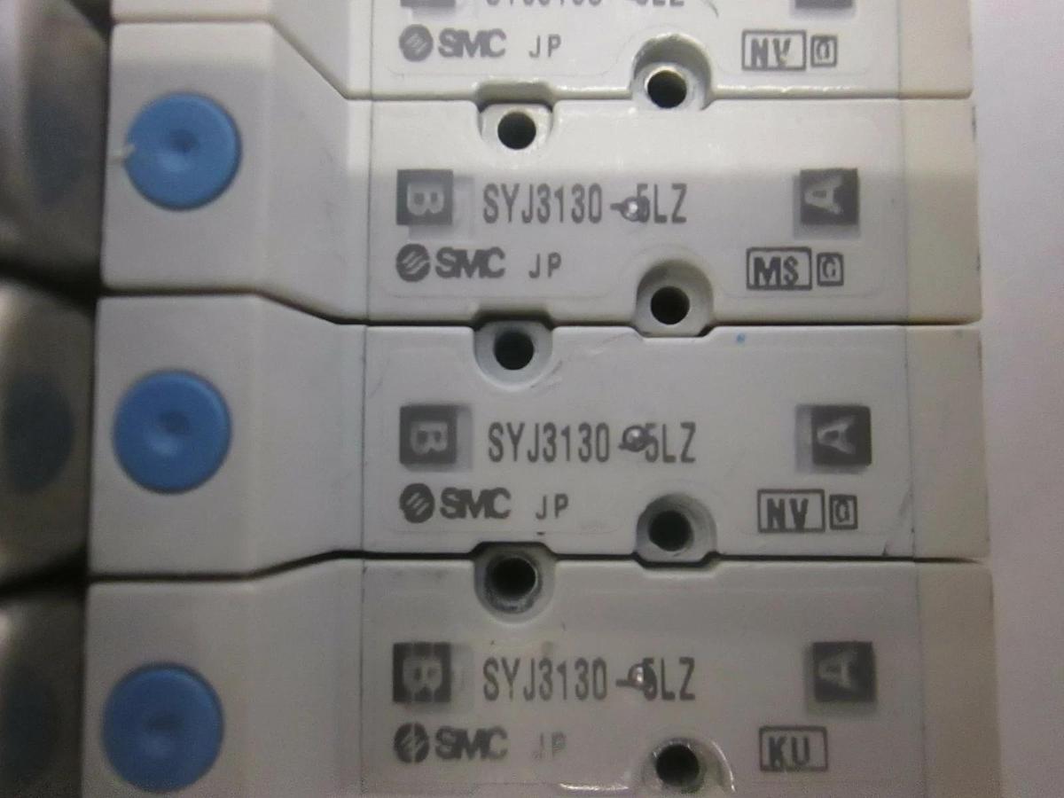Used SMC, Solenoid Valve, SY3130-5LZ, Used, Lot of 5