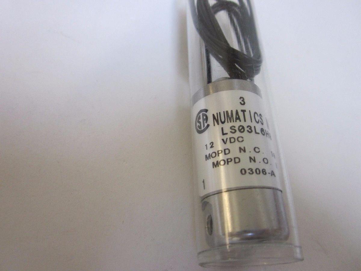 Used NEW Numatics Miniature Solenoid Valve LS03L6H00B