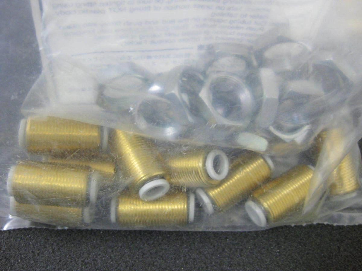 SMC KQ2E06-00A Bulkhead Union Brass Fitting, Lot of 20, New