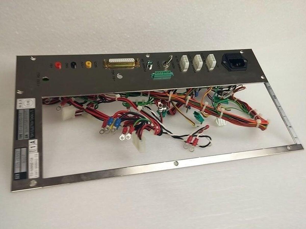 Used TEL Tokyo Electron Controls and Interconnect Panel with Harness for TS4000Z Unit
