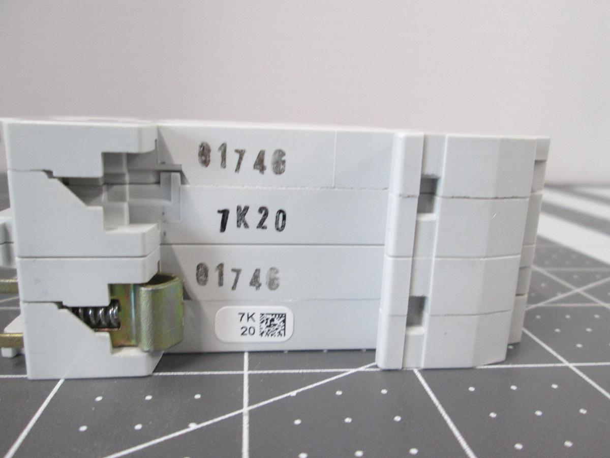 Used ABB, S272-K20A, 20A 2Pole 277/480VAC K Curve Circuit Breaker DIN Rail