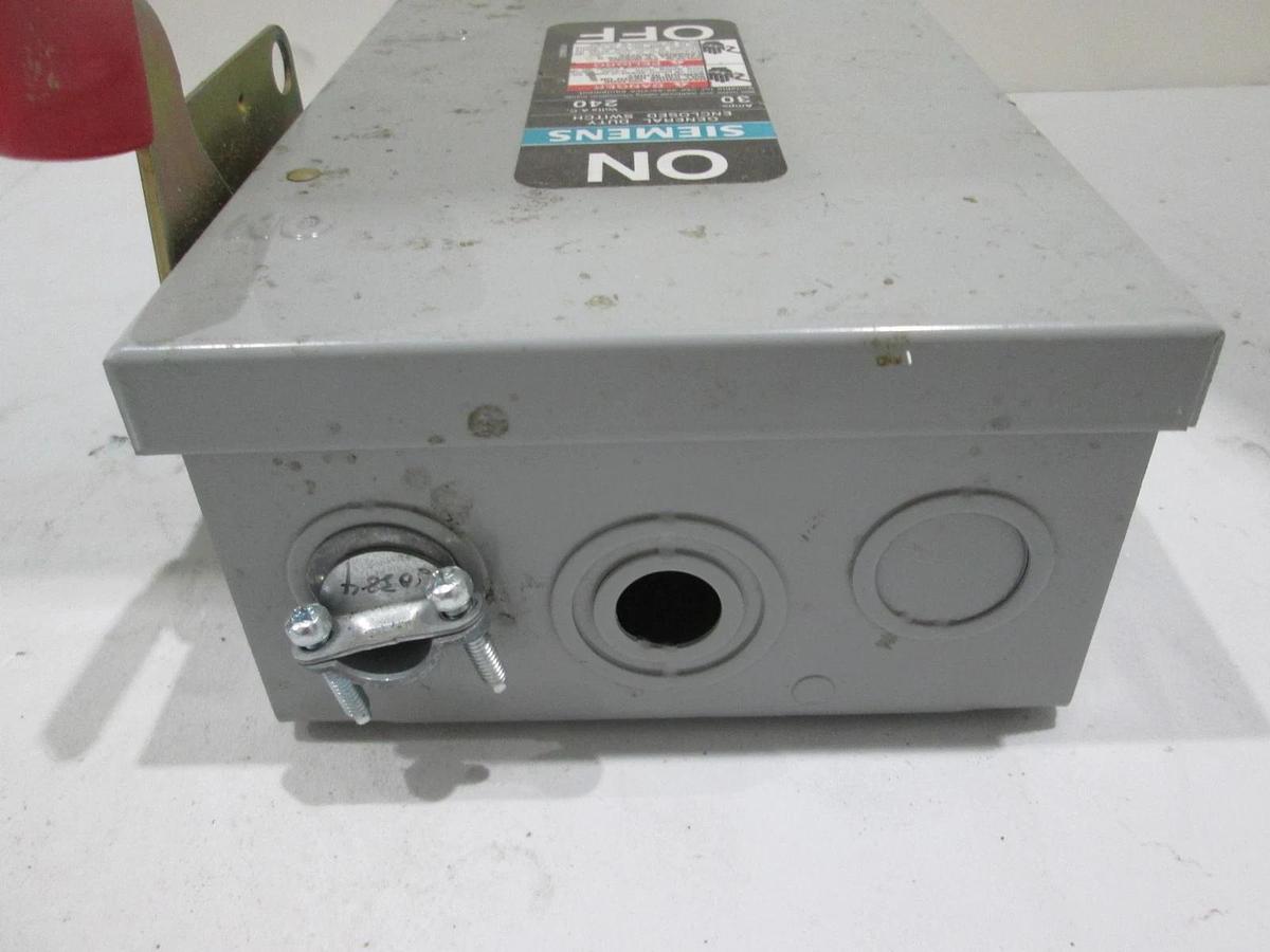 Used Siemens, I-T-E, GF221N, Enclosed Switch, General Duty, 30A, 240V, Used