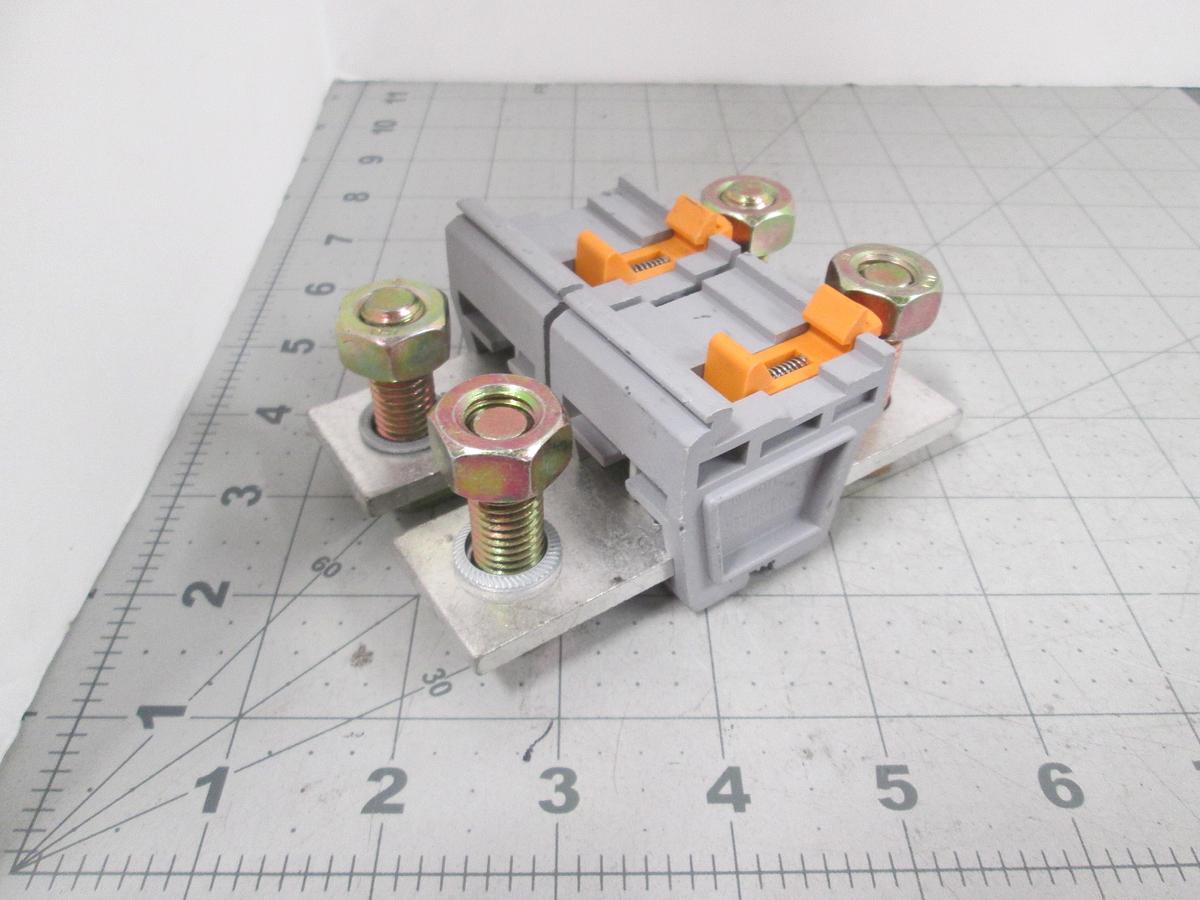Used Phoenix Contact, UHV-95, High Current Terminal Block, 1000V, 200A, 95MM, Lot of 2