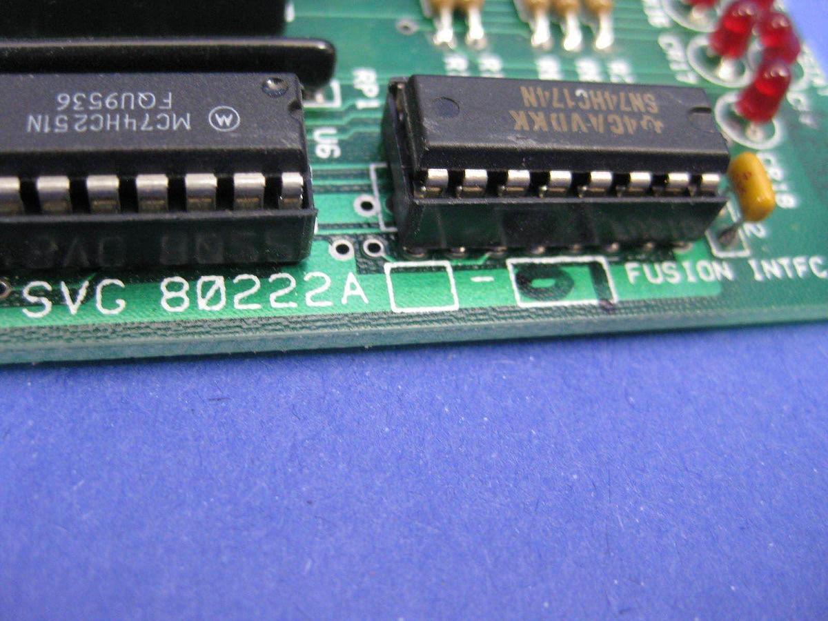 Used SVG 80222A-01 Fusion Interface PCB
