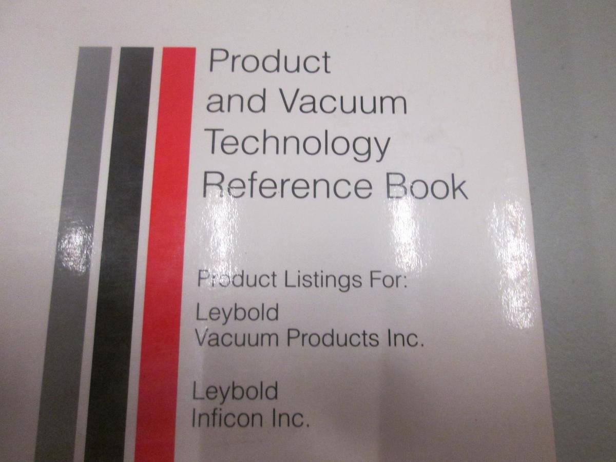 Used Leybold, Product and Vacuum Technology Reference Book, Used