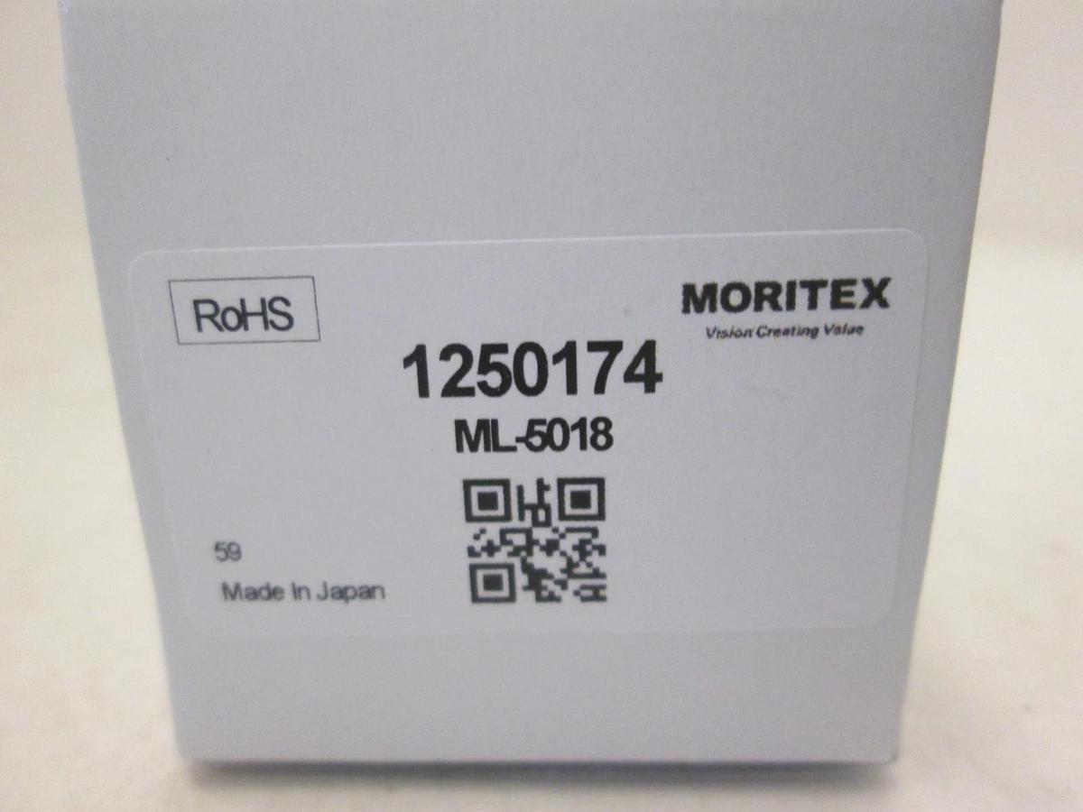 Moritex, ML-5018, 1250174, High Resolution Telecentric Lens RoHS, New