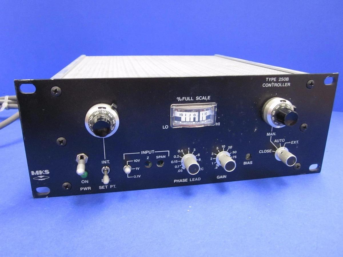 Used MKS Type 250B Controller, 250B-1-A, 10-0-10 % Full Scale