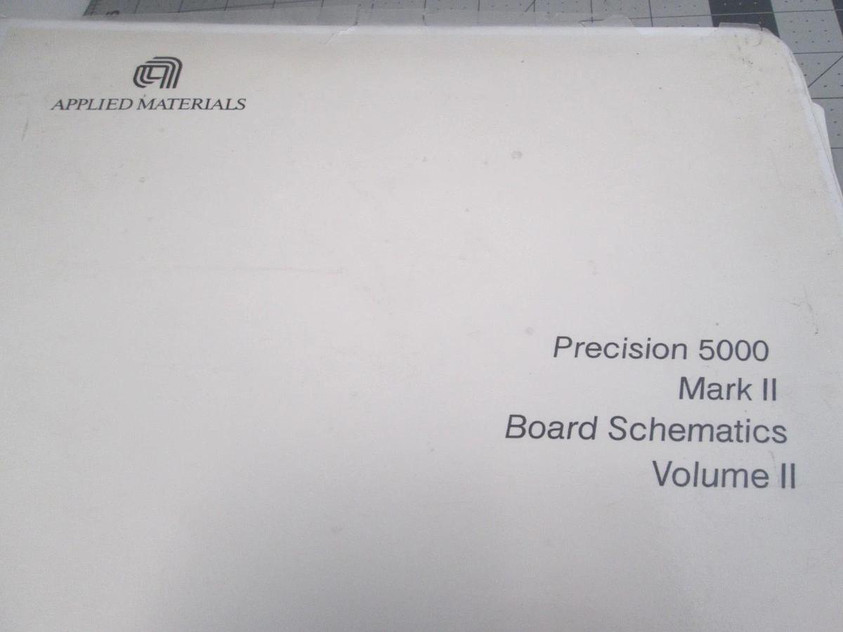 Used Applied Materials, Precision 5000 Mark 2, Board Schematics Volume 2, Used