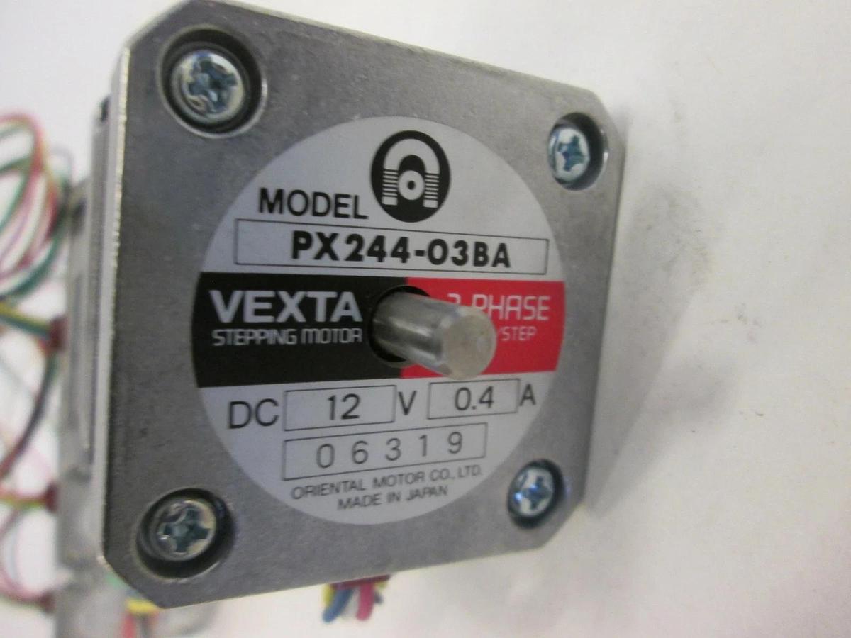 Used Oriental Motor, PX244-03BA, Vexta 3 Phase Stepping Motor, Used, Lot of 4