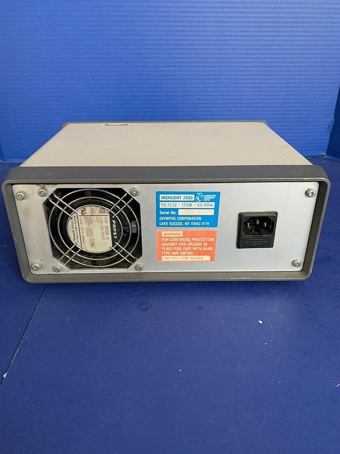 Used Olympus Highlight 2000 Fiber Optic Light Source, Used