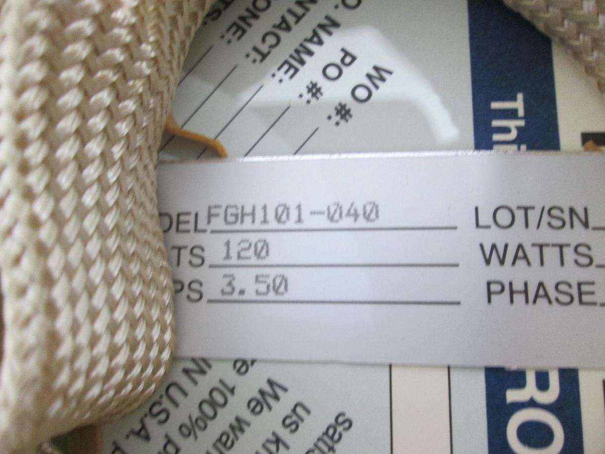 Omega, FGH101-040, Tape, FG Heavy, 120V, 420W, 3.5A, New