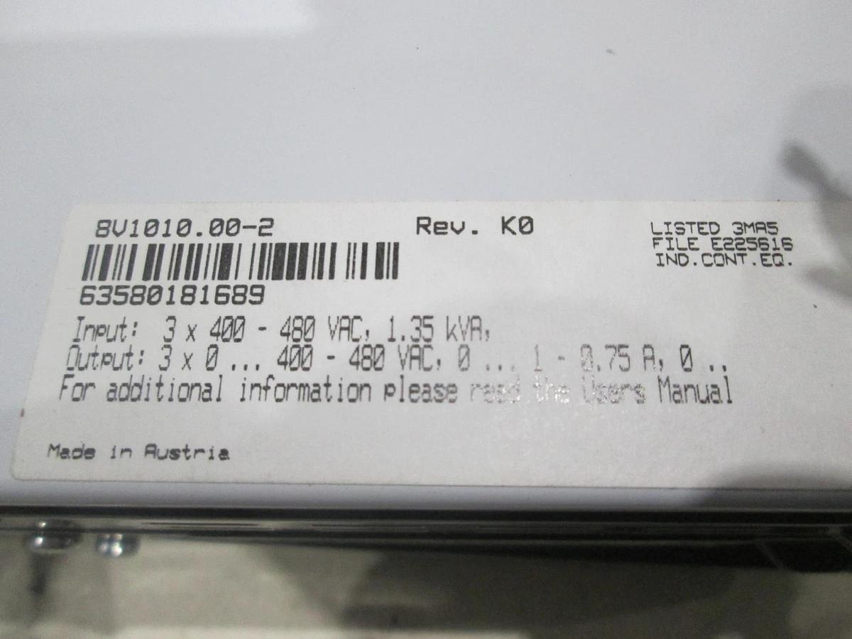 Used Acopos 1010, Servo Driver, BV100.00-2 w/ AC114, AC122, Used