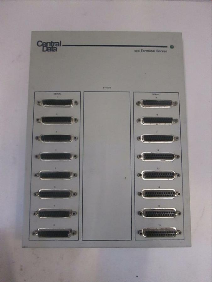 Used Central Data, SCSI Terminal Server, ST-1016, Used