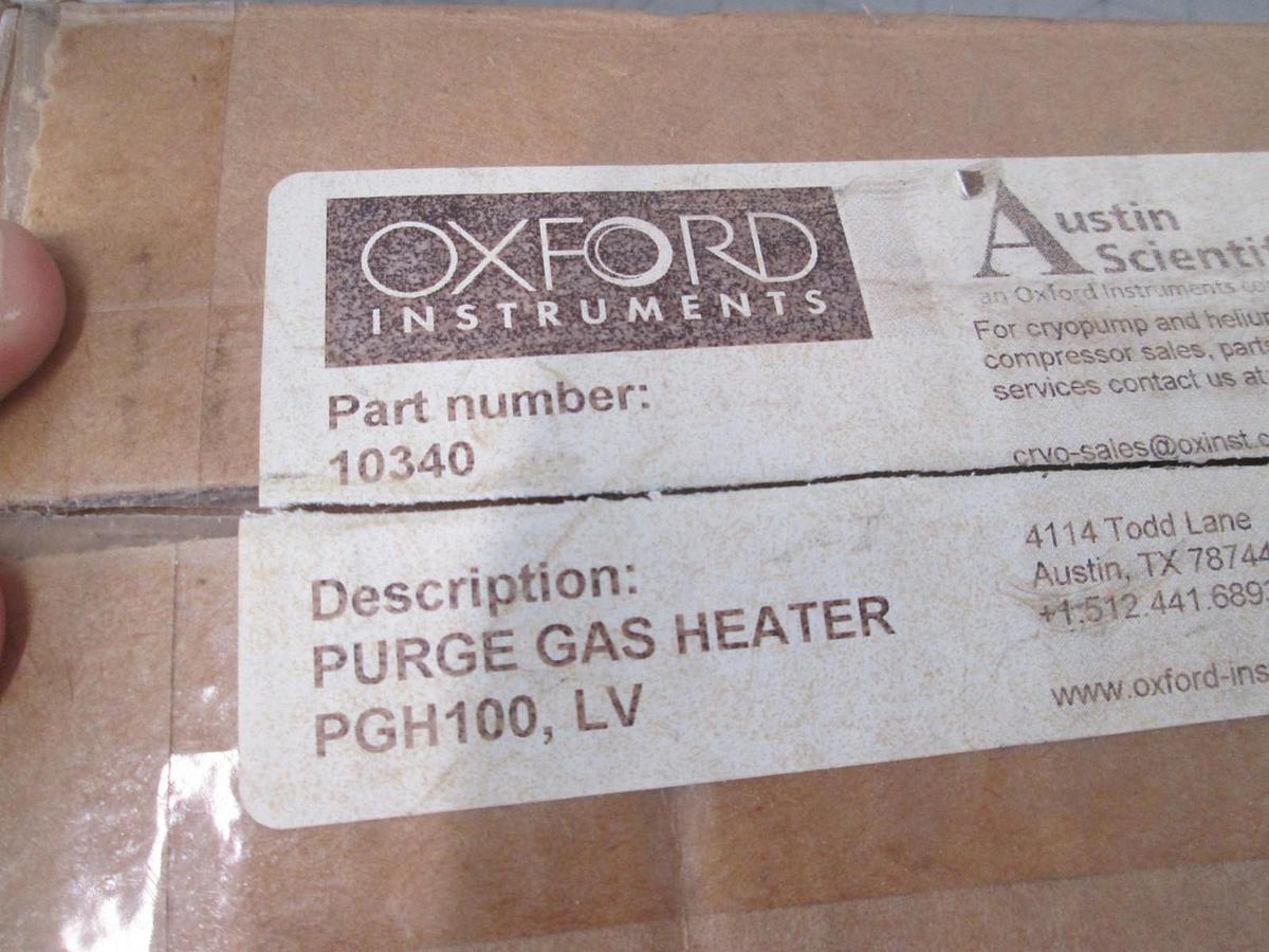 Oxford, PGH100, LV, Purge Gas Heater, New