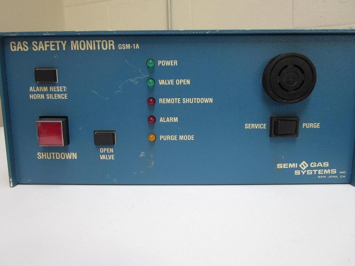Used SEMI GAS SYSTEMS GSM-1A Gas Safety Monitor
