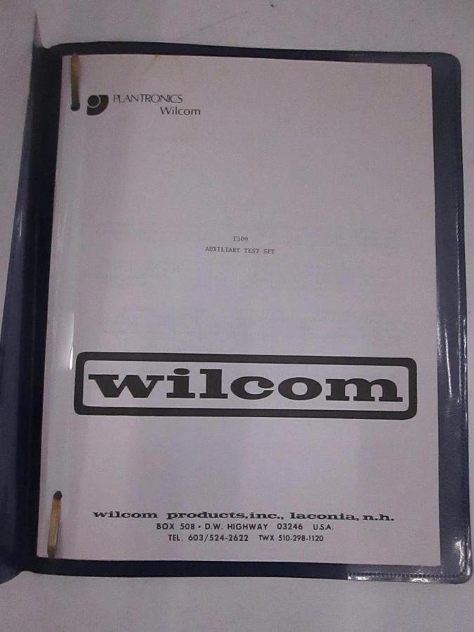 Used Wilcom T309 Auxiliary Test Set, Used