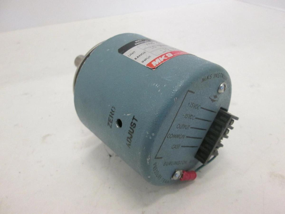 Used MKS, Baratron 10 Torr Pressure Transducer, 222AHS-A-B-10, Used