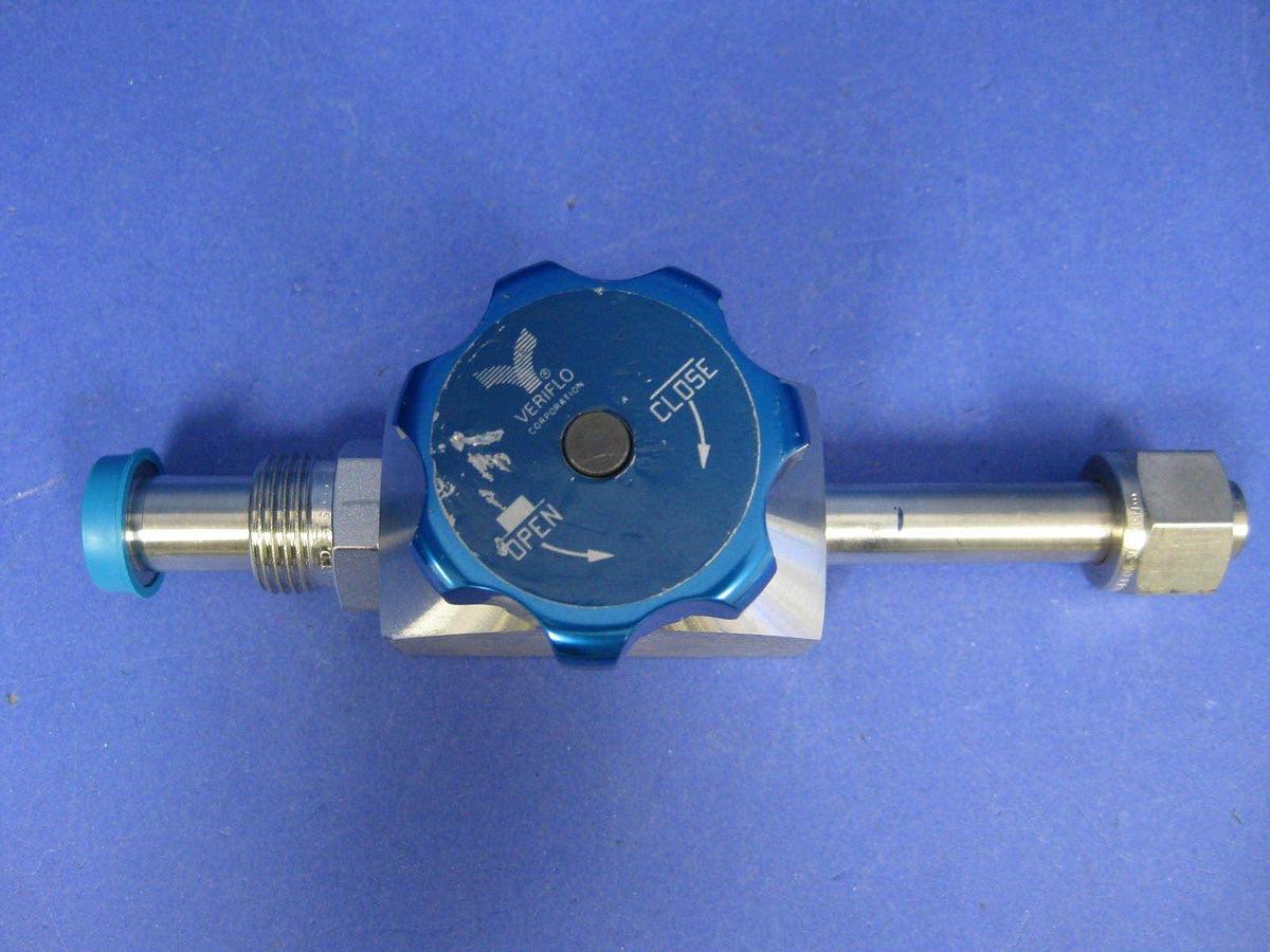 Used Veriflo 935TS8VCR8MXYK UHP High Flow Valve, 1/2" MVCR x 1/2" FCompression, Used