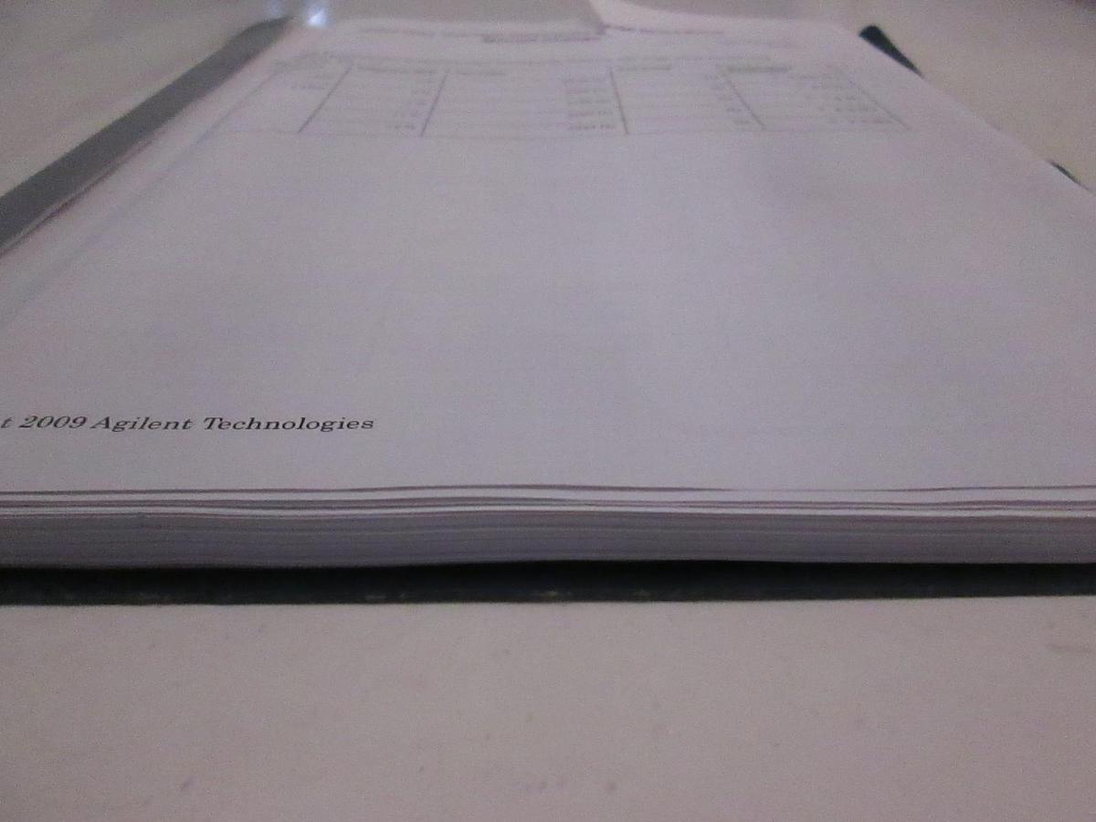Used Agilent 4288A Capacitance Meter Service Manual, Manual Change, Used
