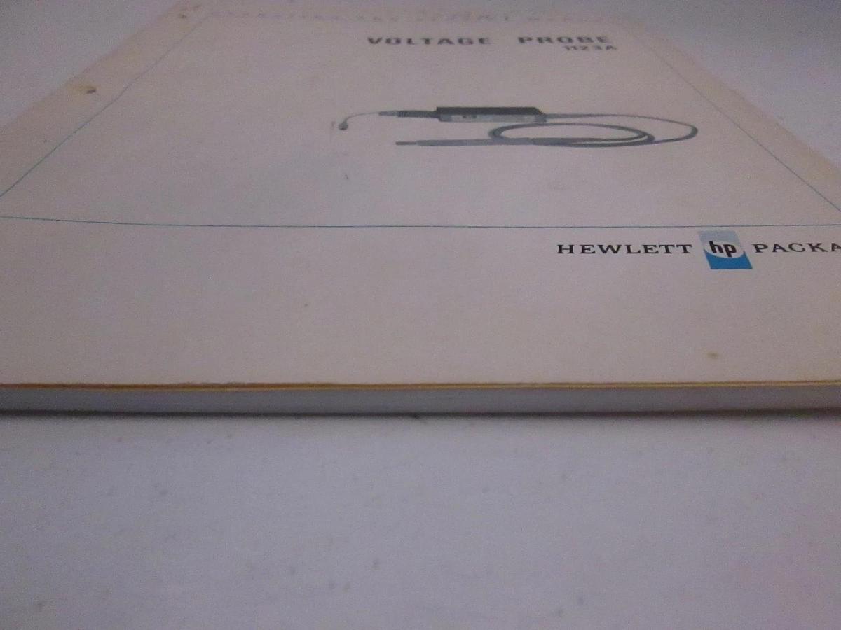 Used HP Voltage Probe 1123A Operating and Service Manual, Used