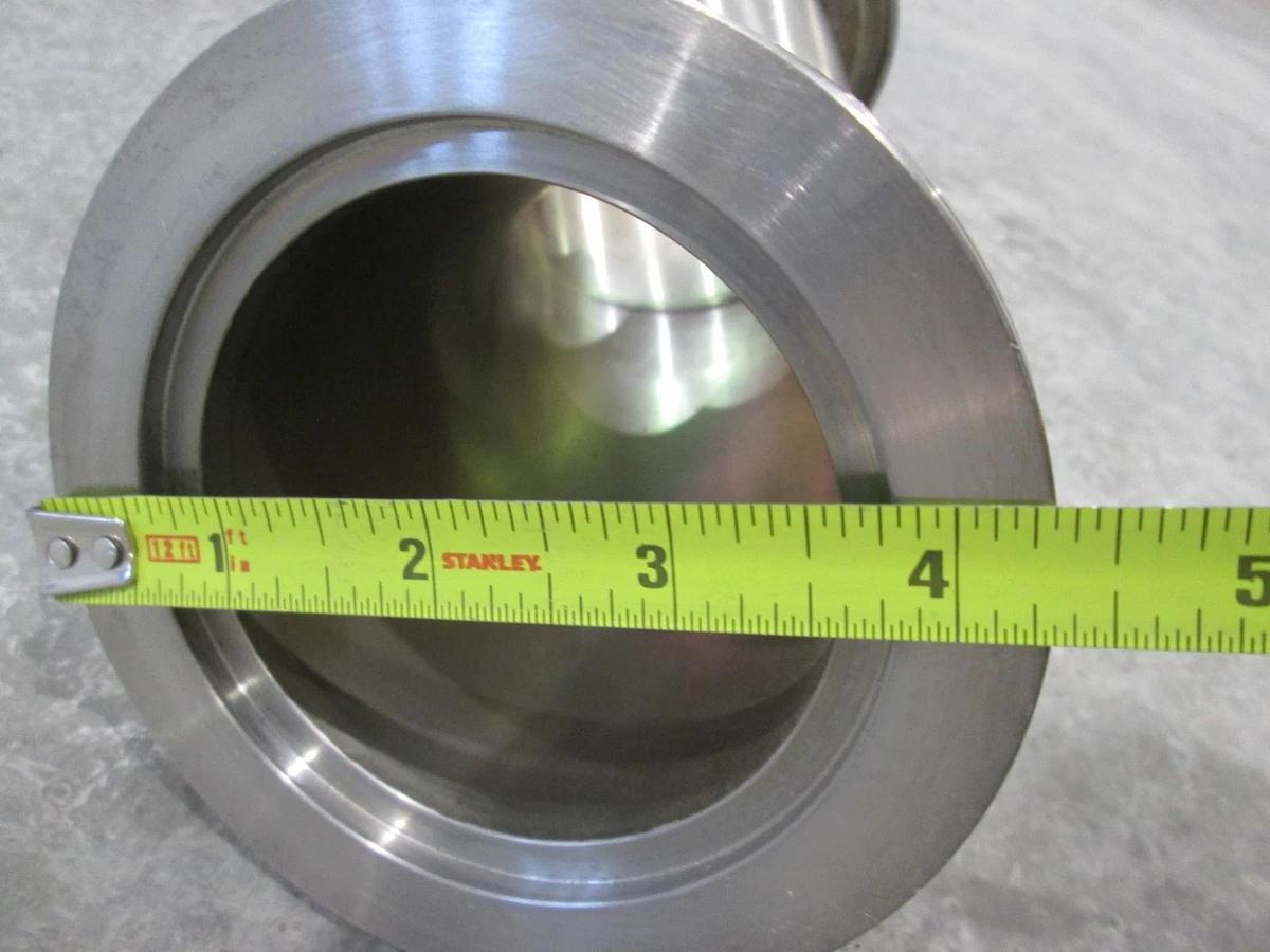 Used ISO80-ISO80 Stainless Steel 45 Degree Elbow Adapter, Used