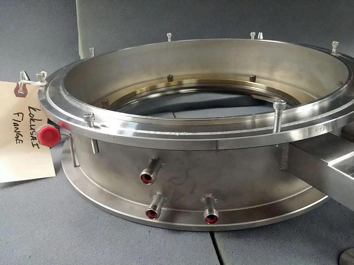 Used Kokusai 200mm Process Chamber Manifold Flange Plenum, Used