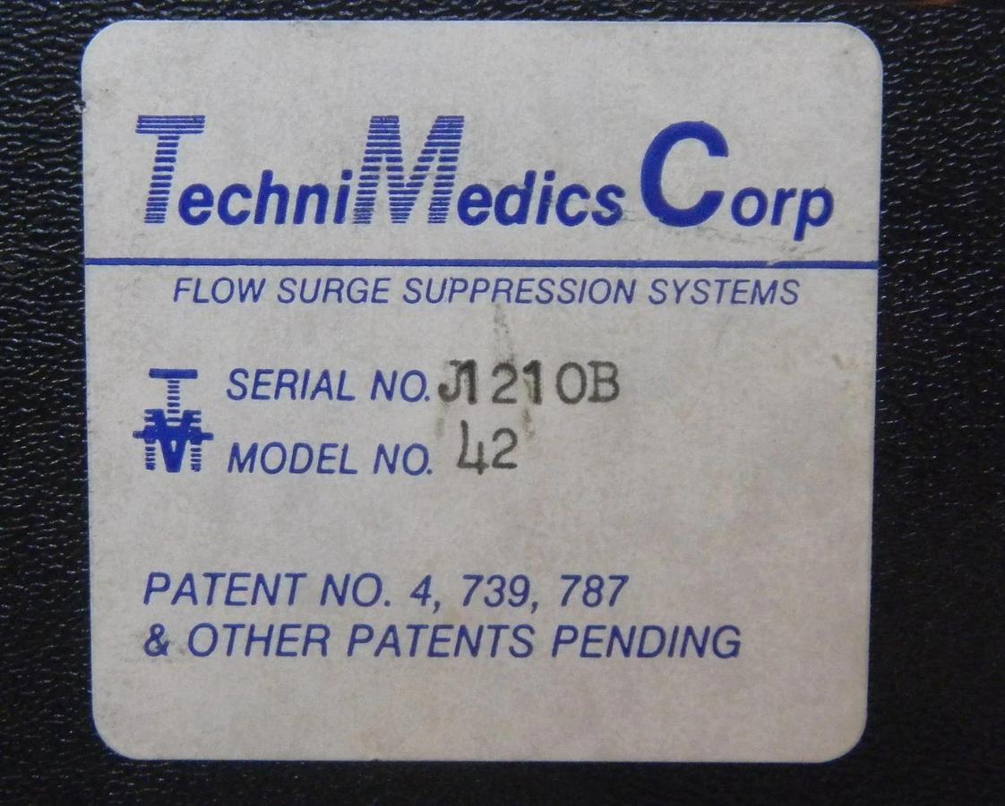 Used TechniMedics Corp FSS Valve Controller Model- 42, Used