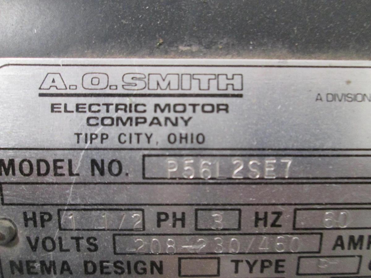 Used A.O. Smith, P561 2SE7, Electric Motor, 60Hz, Used
