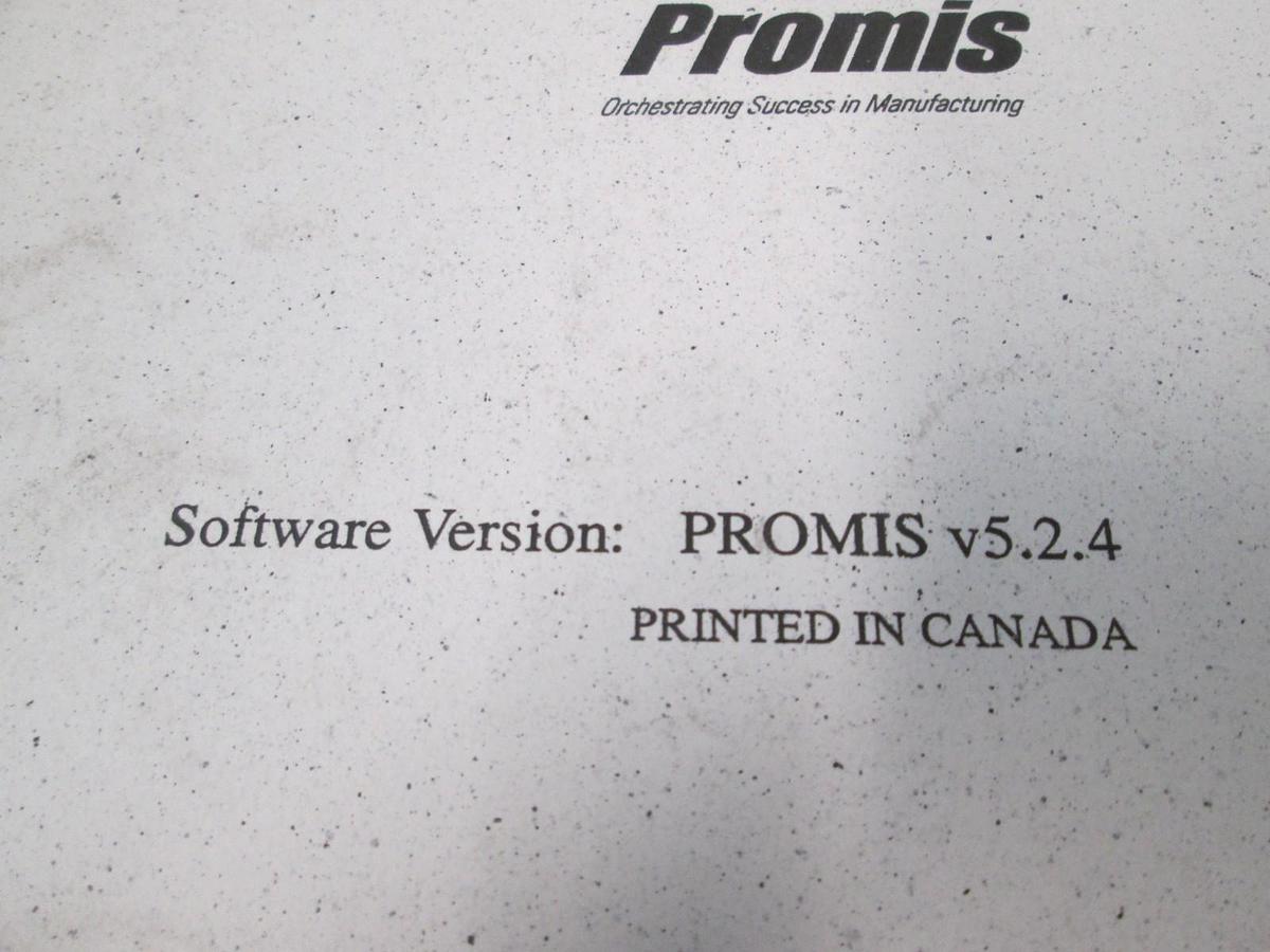 Used Promis, Standard System Course Training Workbook, Software Version v5.2.4, Used