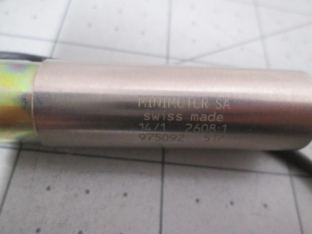 Faulhaber, 975092 517, 3A, Minimotor w/ 3-Pin Harness, 14/1 Ratio 2608:1, New