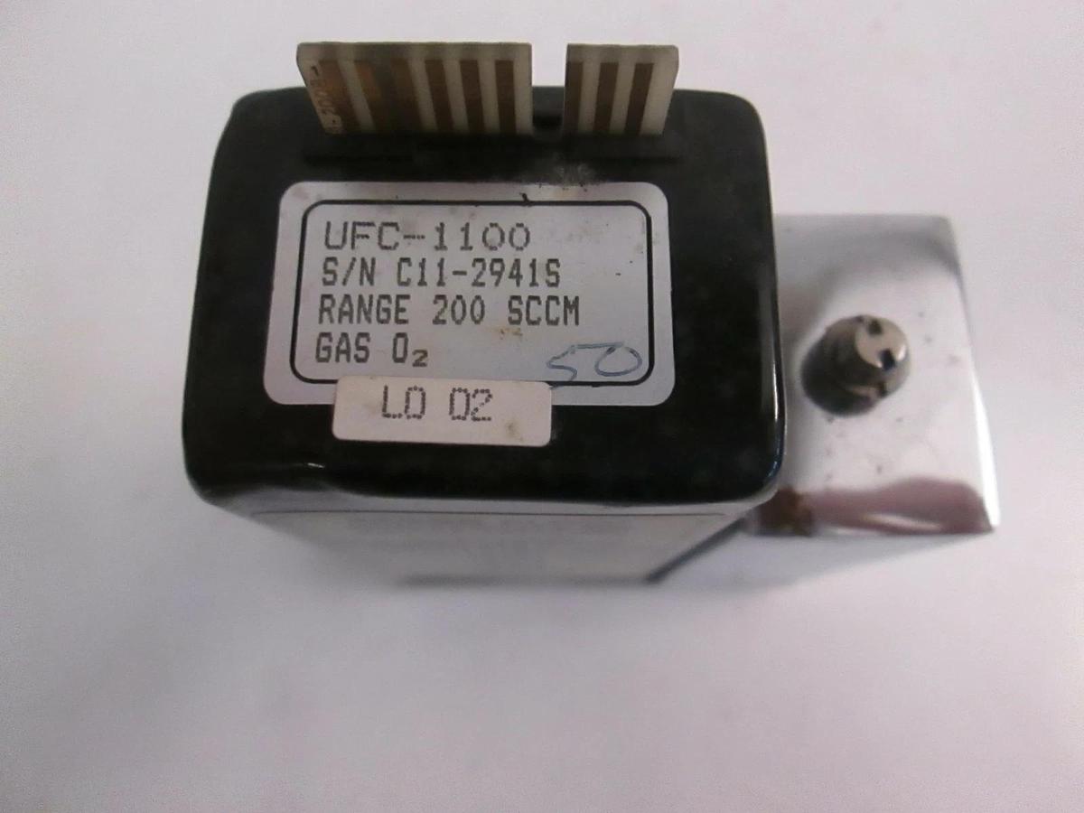 Used Unit UFC-1100 Mass Flow Controller, O2, 200 SCCM, Used