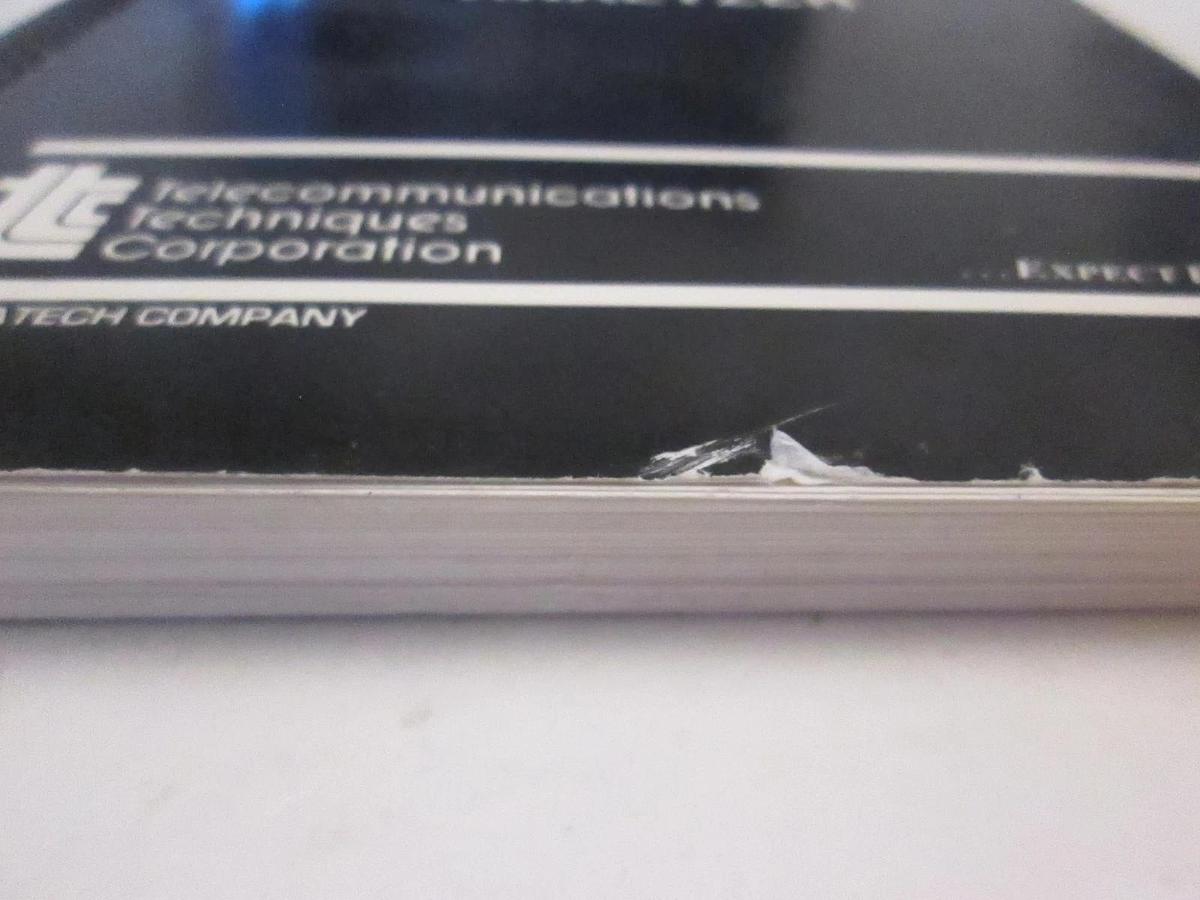Used TTC T-Berd 305 DS3 Analyzer Operating Manual, Used