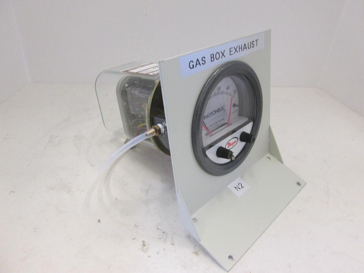 Used Dwyer 3000-50MMC, Photohelic Gauge Assy, 0-50mm, Used
